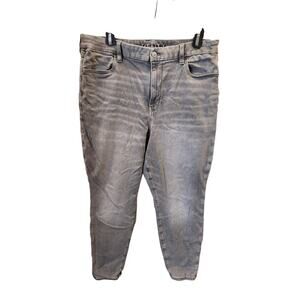 American Eagle Next Level Stretch High Leg Jegging Size 18S Grey Jeans